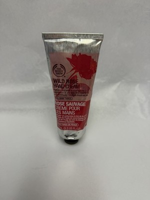 THE BODY SHOP HAND CREAM WILD ROSE 3.3 OZ New