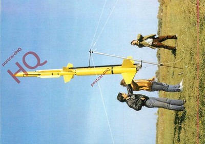 Ansichtskarte - Aufstellen einer MODELLRAKETE