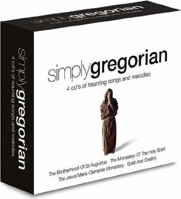Audio Cd Simply Gregorian / Diverse (4 Cd)