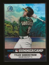 TYLER SODERSTROM 2021 Bowman Chrome 2020 Summer Camp Insert Athletics #SC-4