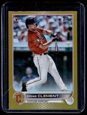 2022 Topps Gold Foil Ernie Clement RC Cleveland Guardians #71