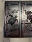 🔥 6 Lot Zombucks Silver Foil Banknote Apocalypse Novelty Souvenir **READ — photo 10