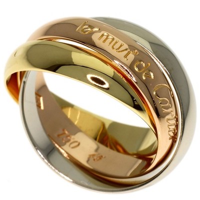 CARTIER Trinity #45 Ring K18 Gelbgold K18 Weißgold Damen [gebraucht]