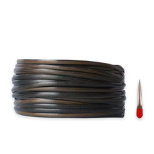 220 Ft. Brown Wicker Repair Kit with Weaving Tool for Outdoor Patio Furniture