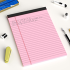 5Pcs Small Note Pads 5X8 Notebook College Ruled Legal Pads Color Notepads 5 Pack