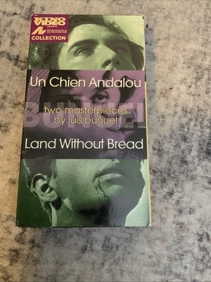 Un Chien Andalou/Land Without Bread VHS 1929 Luis Bunuel Kino Combined Shipping
