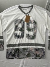 Broken Threads Hockey Jersey Men’s Size XL White & Camo #99 Mesh New With Tags