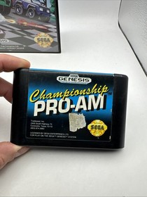 Championship Pro-Am (Sega Genesis, 1992) Authentic CIB W/Manual Tested Working