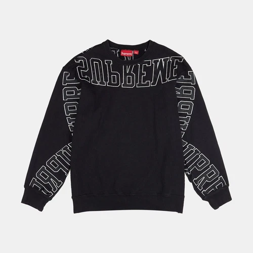Col rond Supreme Multi Arc / Taille M / Homme / Noir / Coton