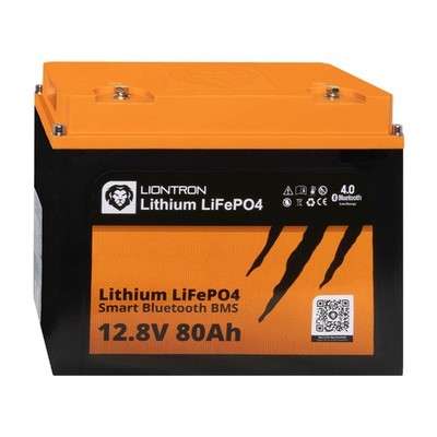 LIONTRON LiFePO4 80Ah 12,8V Smart BMS Speicherbatterie USt-befreit