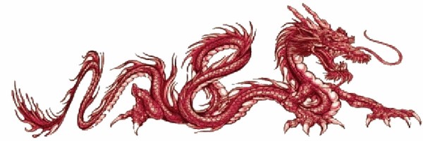 Aufkleber Drachen Airbrush Rot Rechts XL 42 X 14 Cm Red Dragon Right Sticker-image