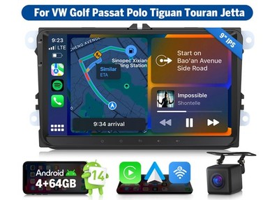 Eonon VWX7A 9''IPS Android 14 4+64 for VW RCD310 RCD510 RNS510 Car Stereo CarPlay