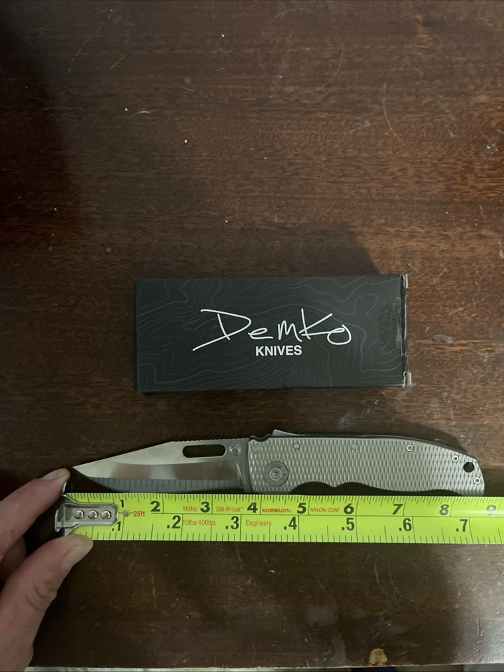 REPLICA  Made AD-20 sized - 3V Blade - Titanium Scales with Belt Clip - Image 2 of 4