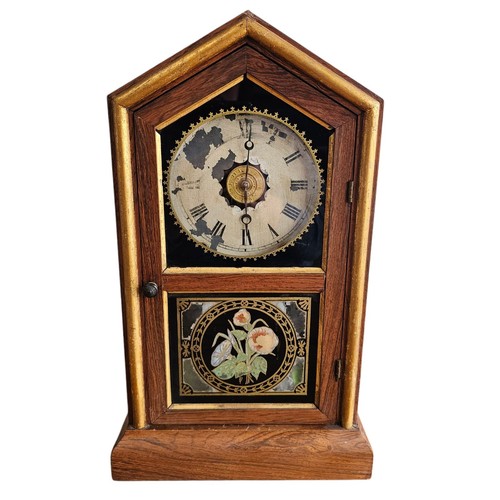 Jerome & Co Tuscan Clock Cira 1820-1856 Serviced And Working Read Description - Picture 2 of 12