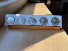 2021 Justice 1 oz. 999 Silver BU Round Golden State Mint Silver Shield Set of 5