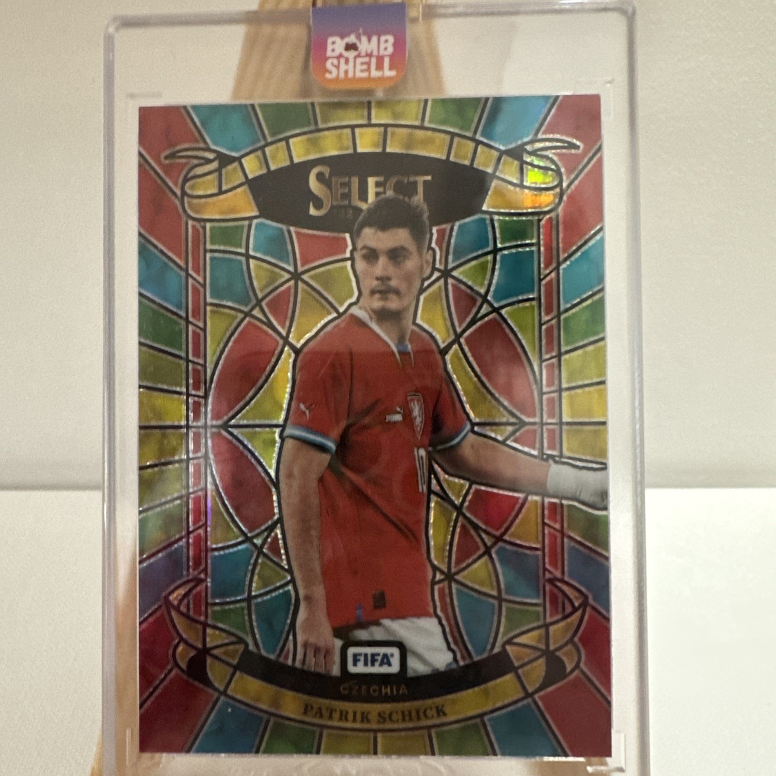 2022-23 Panini Select FIFA Stained Glass Patrik Schick #5