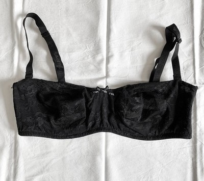 Emporio Armani Underwear Black Lace Balcony Bra Balconette BH Spitze 85B