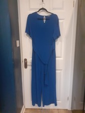 Fab Royal blue Jumpsuit by Nina Leonard Size XL - 42