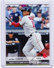 Rafael Devers Red Sox Grand Slam vs Yankees Topps NOW 389 on 6/30 2018 PR=677 RC
