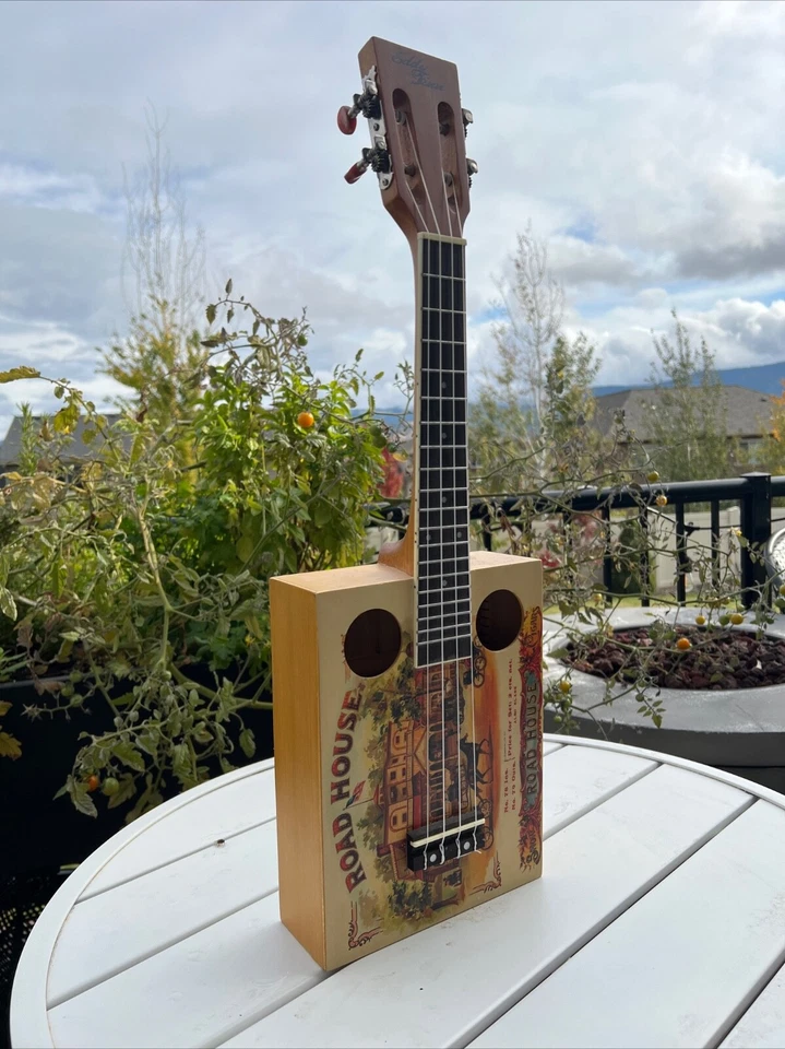 eddy finn cigar box ukulele - Image 2 of 4