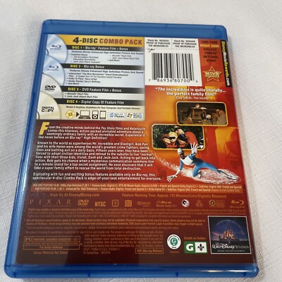 Pre-owned The Incredibles (DVD, 2011, 3-Disc Set, Digital Copy