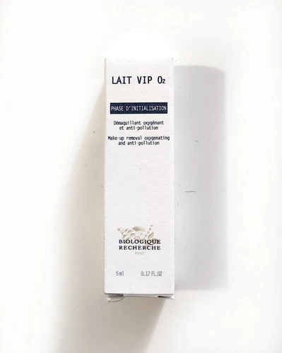 NIB Biologique Recherche Lait VIP O2 Cleanser Sample Mini Travel 0.17 oz