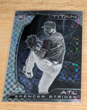 Spencer Strider Atlanta Braves 2022 Panini Chronicles Titan Building Block RC