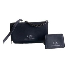 Brand New With Tags Armani Exchange Black Crossbody Bag With Purse
