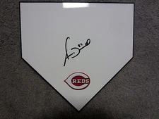 ADAM DUVALL Cincinnatti Reds SIGNED Autographed Home Plate Base w/COA