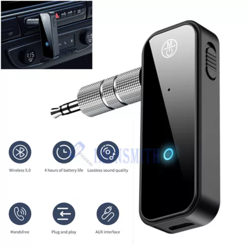 USB Wireless Bluetooth 5.0 Transmitter Receiver for Car Music Audio Aux Adapter