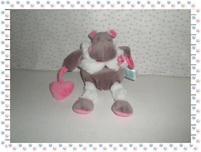 ◈ - Doudou Peluche Pantin d'Activités Hippopotame Zoé Baby Nat - Photo 1/2