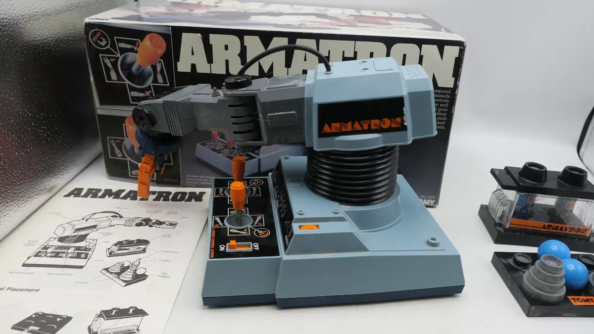 Tomy Japan Armatron Robot Like Arm Half Box &amp; Accessories *Parts As-is* | eBay