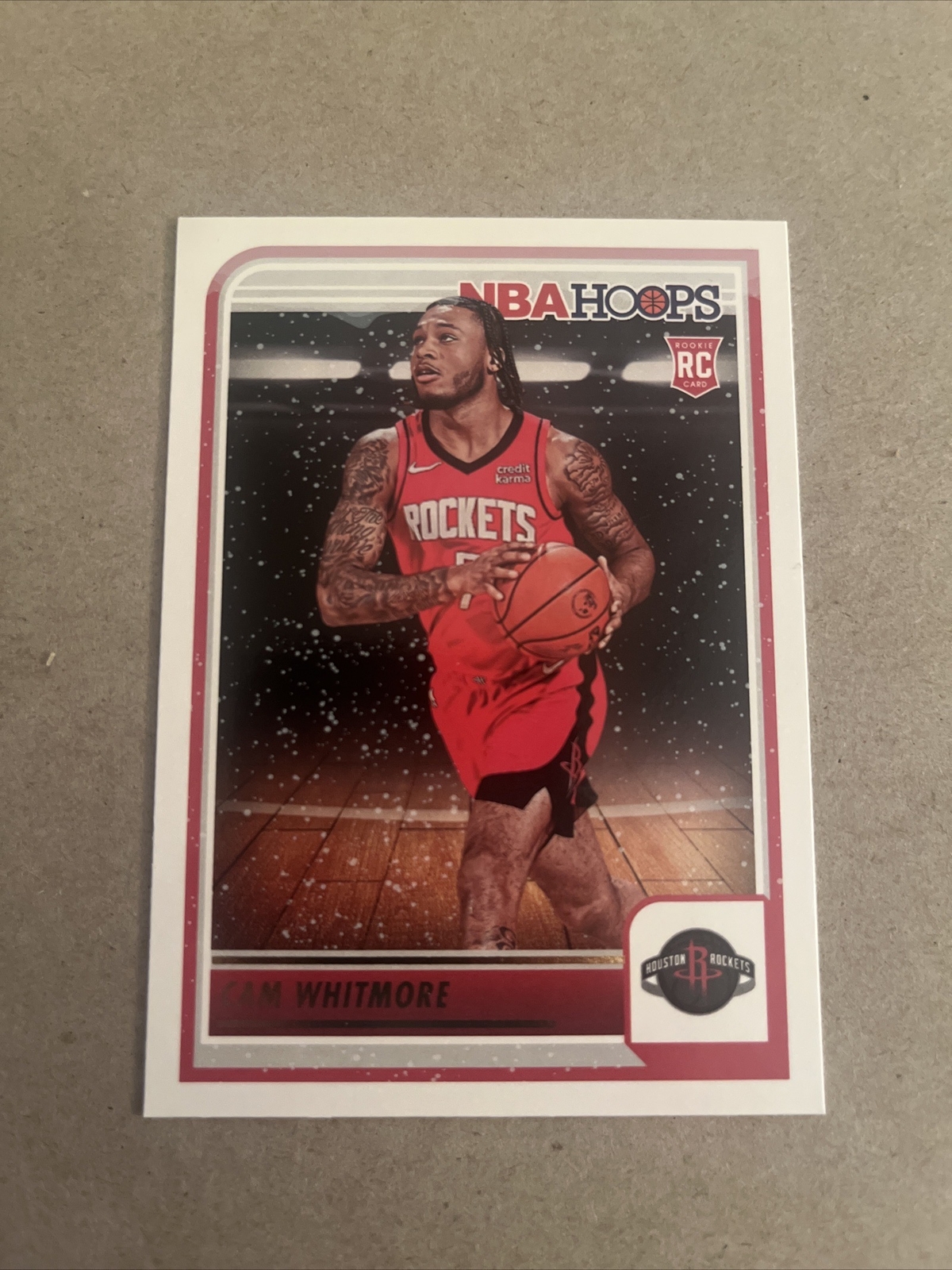 2023-24 NBA HOOPS Winter Cam Whitmore RC Rookie #265 Houston Rockets