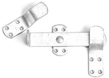 Galvanised Kick Over Door Bolt | Horses & Ponies