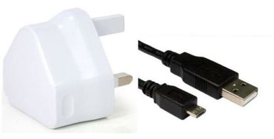 Google Chrome Cast Wand Ladegerät Netzteil Chromecast mit Kabel 1,5 Meter