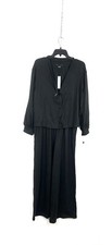 Sanctuary Women  s Black Long Sleeve Pajama Set, Soft, Size L
