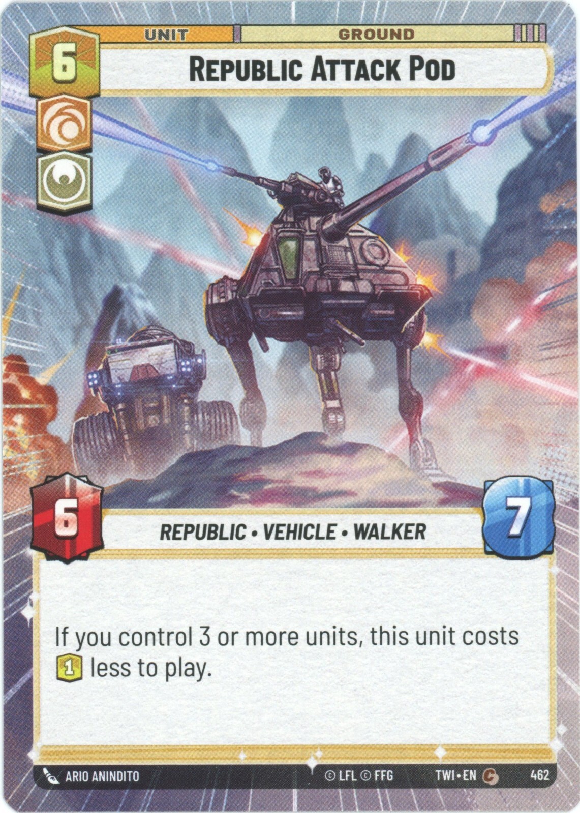 Republic Attack Pod (Hyperspace) - Twilight of the Republic - Star Wars