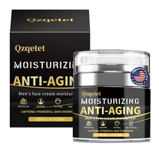 Crema Locion Facial Hidratante Acido Hialuronico, Colageno, Retinol Para Hombres