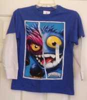 Skylanders Boys Longsleeve Tshirt Size Medium Cotton Blend With Tag Skylanders Boys Longsleeve Tshirt Size Medium Cotton Blend With Tag