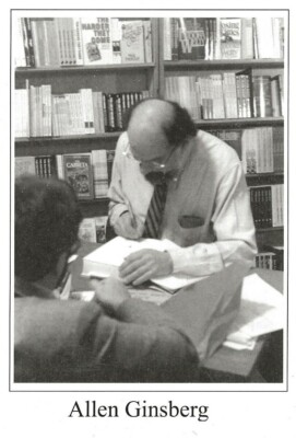 ALLEN GINSBERG CITY LIGHTS BOOKS SF CA JULY 1983 BEAT WRITERS