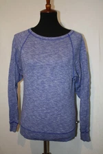 The North Face Sz S Heather Blue Soft Cotton Long Sleeve Base Layer Top Tee 