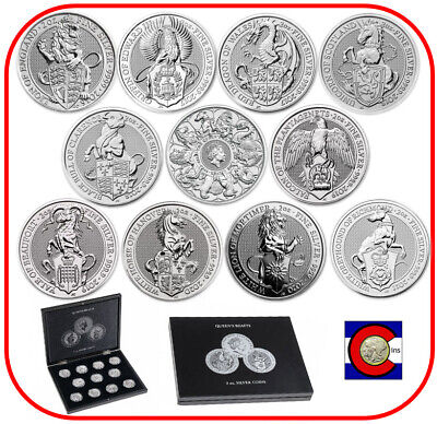 2016-2021 Great Britain Queen's Beast 2 oz Silver Coins - 11 2016-2021 Great Britain Queen's Beast 2 oz Silver Coins - 11