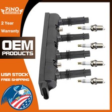 Bobina de encendido y 4 enchufes para Chevrolet Cruze Sonic Trax 1,4 L Turbo 2013-15 UF669