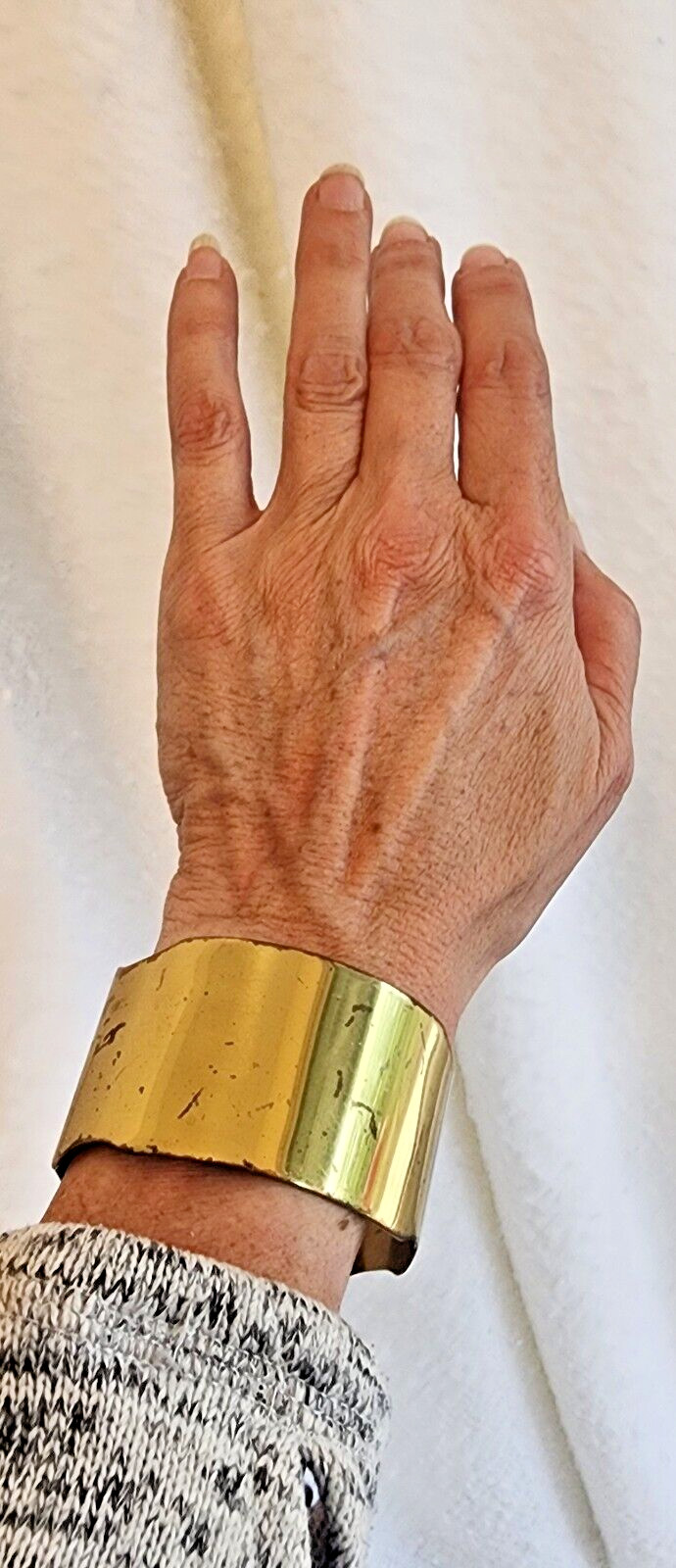 Dionne Cole Solid Copper Modern Designer Cuff Bra… - image 1