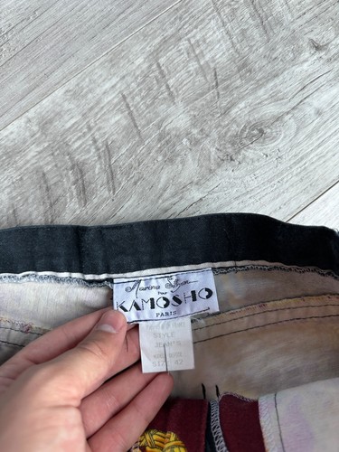 Vintage Made in France Marina Sitbon Kamosho Paris multicolour pants Size: 42 - Picture 4 of 10