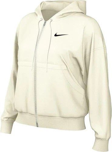WOMEN"S NIKE Fleece Full Zipper Jacket Hoodie Size Medium DQ5758-133 NEW PLASTIC