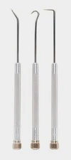 General Tools PROBE/PICK SET 862 Steel 3 Piece 45 Degree Double Hook Bend 6.5" L