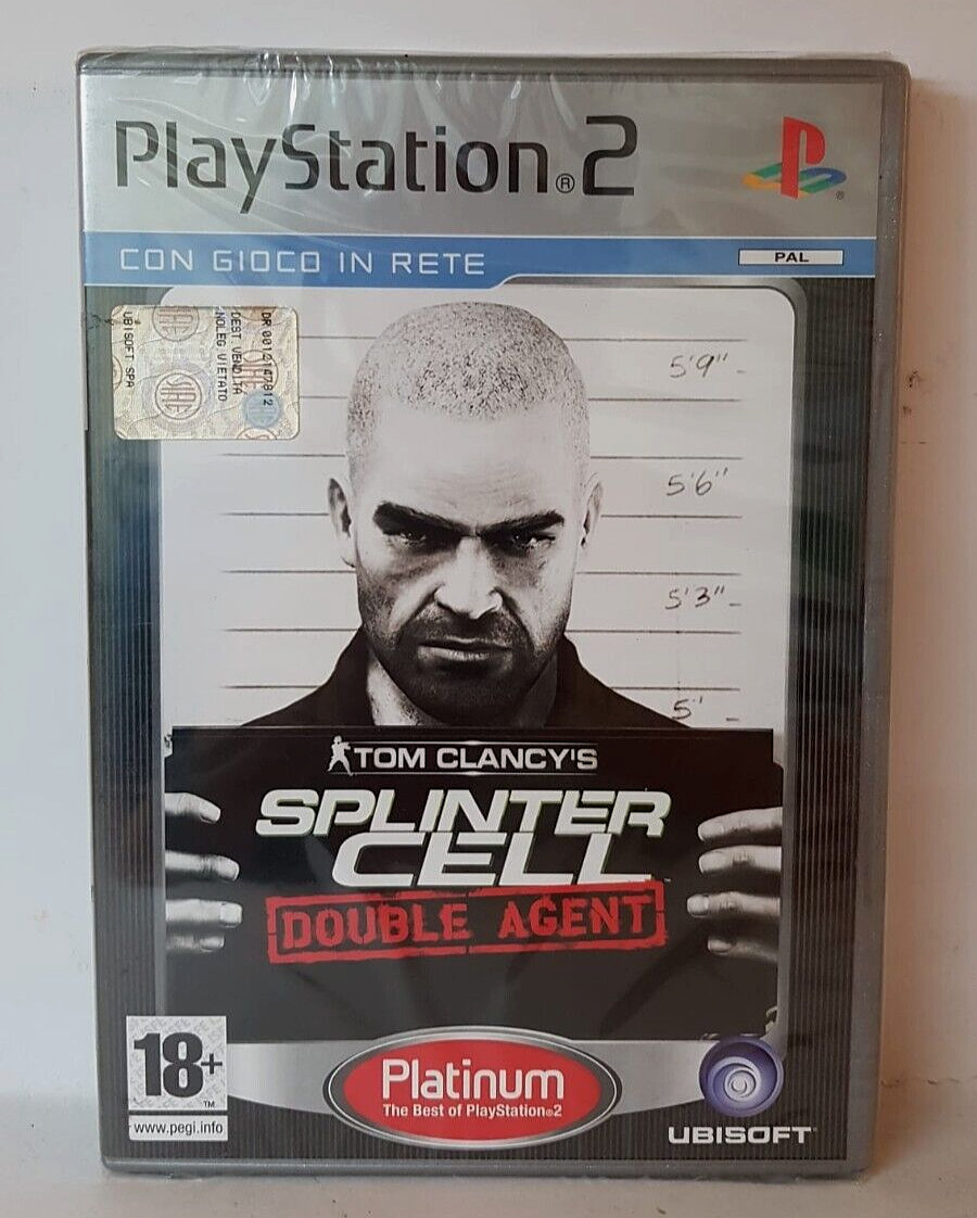 Tom Clancy's Splinter Cell Double Agent Platinum - Playstation 2 PS2 Scellé