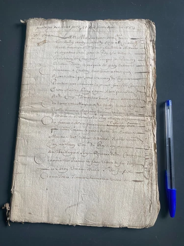 Inheritance sharing and declarations of property in Compiègne, 1683–1687 - 50 pages