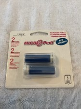 Emjoi MICRO PEDI Portable Pedicure 2 Unique Rollers NEW